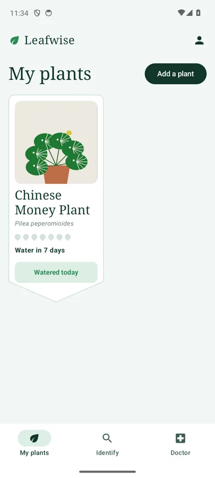 Leafwise on a phone